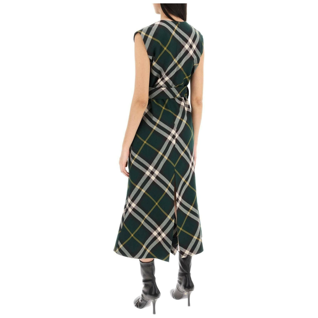 Ered Dress With Midi Length BURBERRY JOHN JULIA.