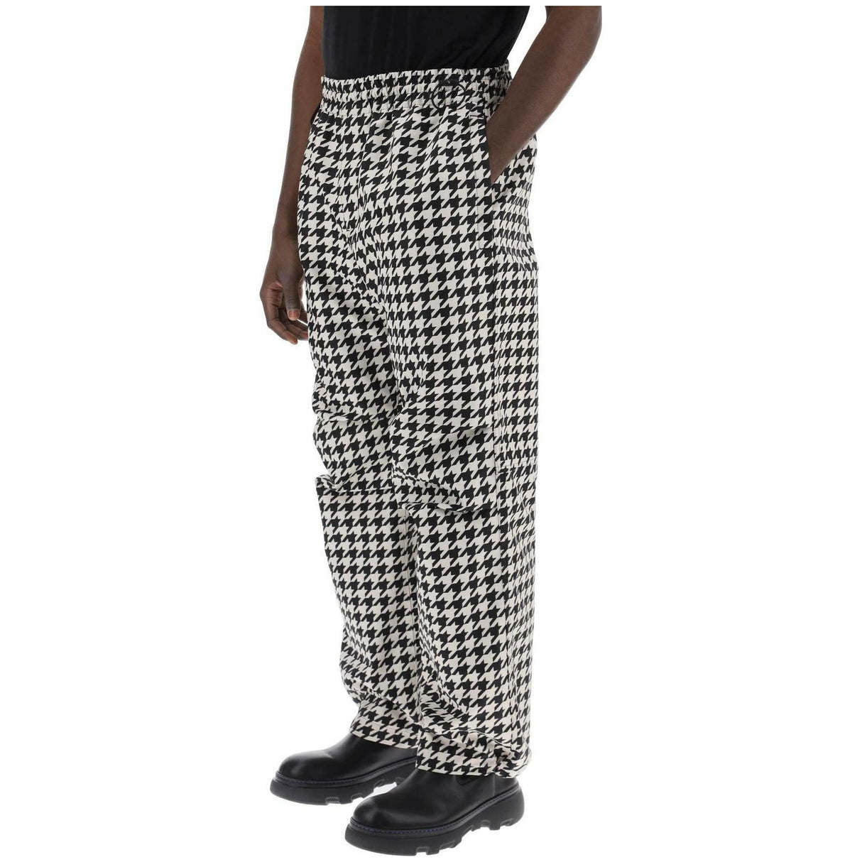 Houndstooth Cargo Trouser BURBERRY JOHN JULIA.