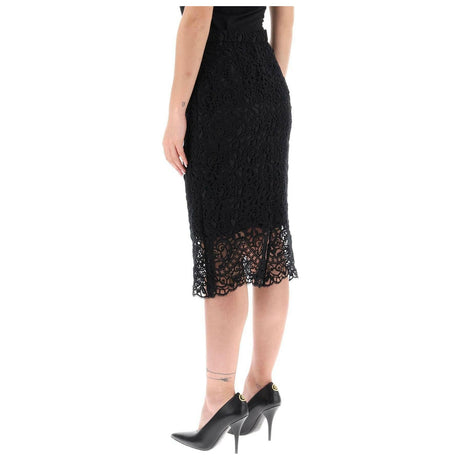 Macrame Lace Pencil Skirt BURBERRY JOHN JULIA.