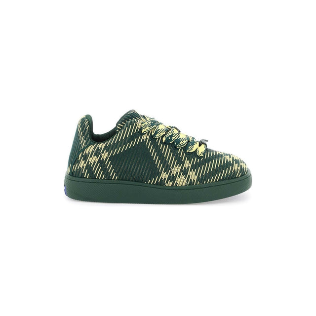 Primerose Check Knit Box Recycled-Blend Sneakers BURBERRY JOHN JULIA.