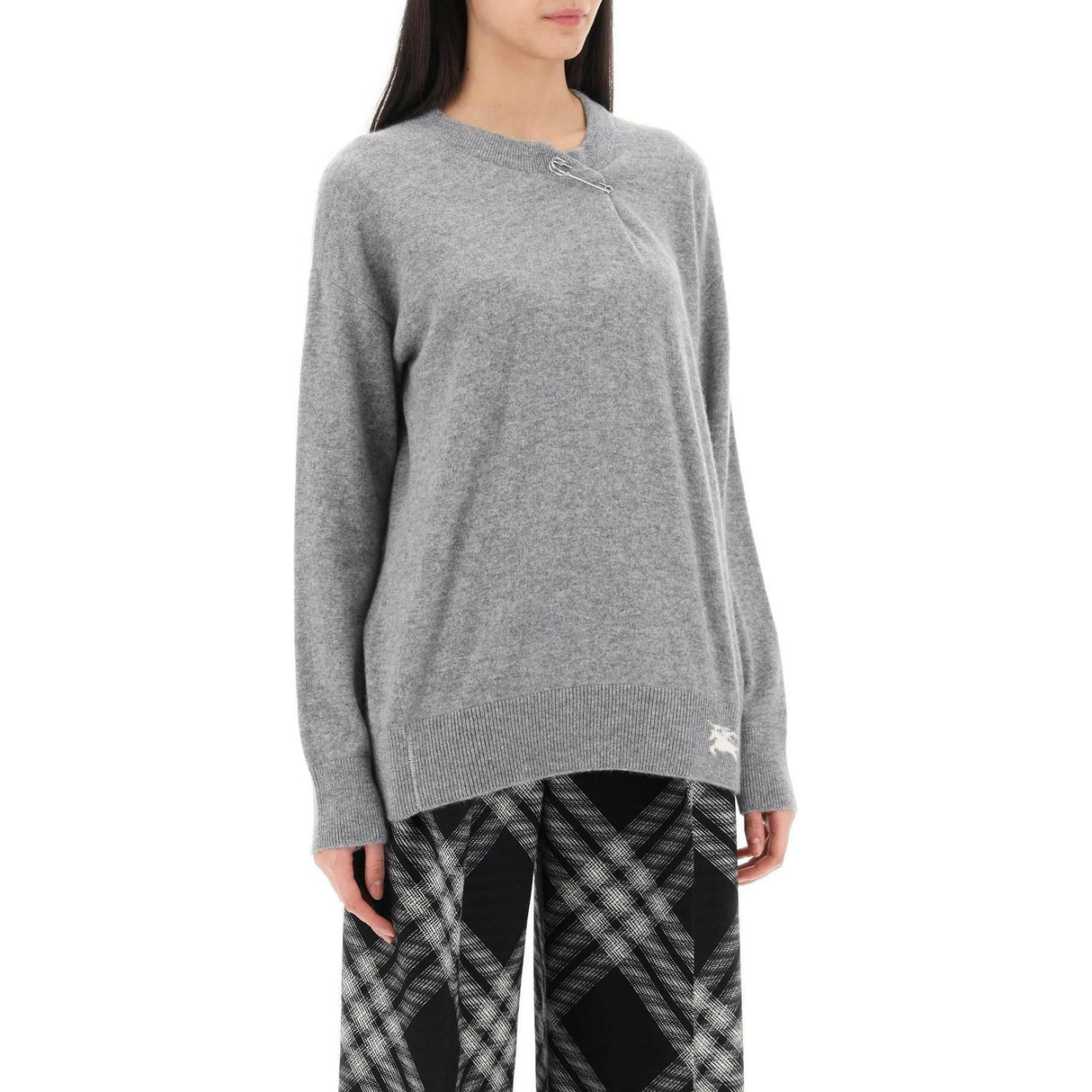 Pullover Oversize In Cashmere BURBERRY JOHN JULIA.