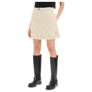 Quilted Nylon Mini Skirt BURBERRY JOHN JULIA.