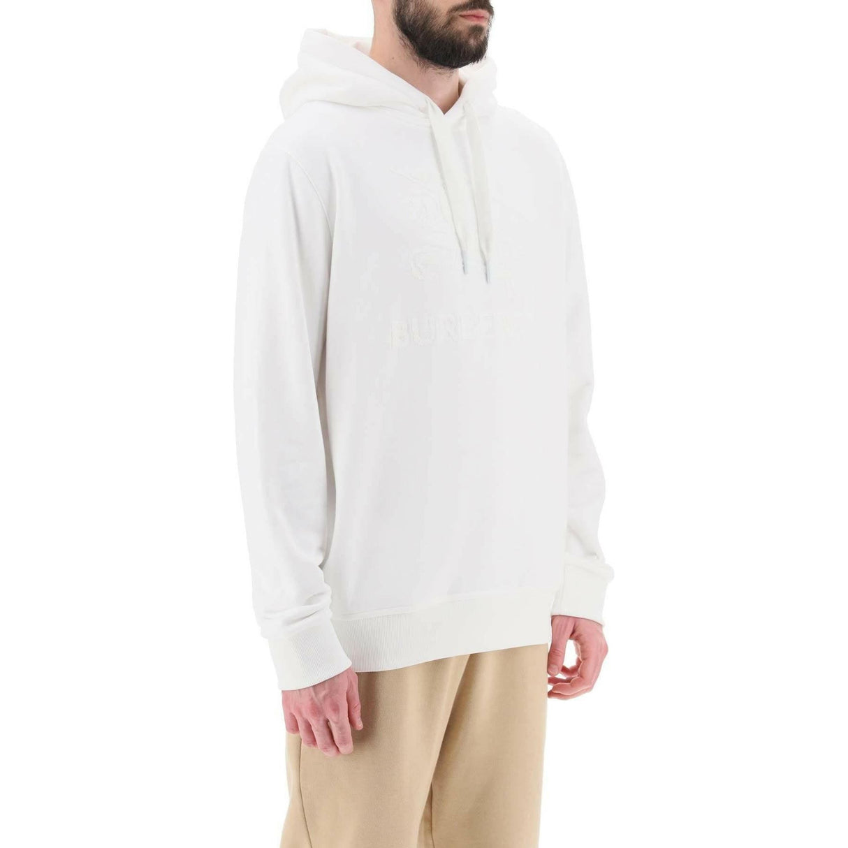 Raynerbridge' Hoodie With EKD Logo In Terry Cloth BURBERRY JOHN JULIA.