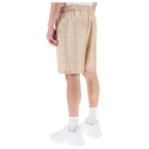 Tartan Silk Shorts BURBERRY JOHN JULIA.