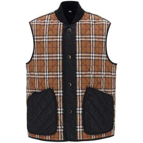 Weaveron Quilted Vest BURBERRY JOHN JULIA.