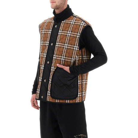 Weaveron Quilted Vest BURBERRY JOHN JULIA.