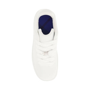 White Leather Box Sneakers BURBERRY JOHN JULIA.