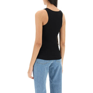 Amani Ribbed Tank Top BY MALENE BIRGER JOHN JULIA.