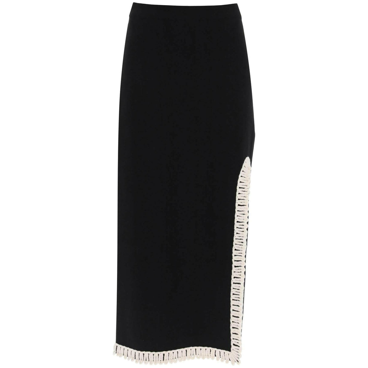 Gabie Maxi Skirt With Crochet Trims BY MALENE BIRGER JOHN JULIA.