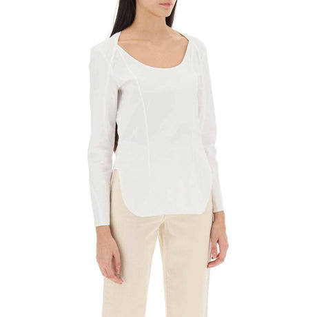 Leiya Poplin Blouse BY MALENE BIRGER JOHN JULIA.