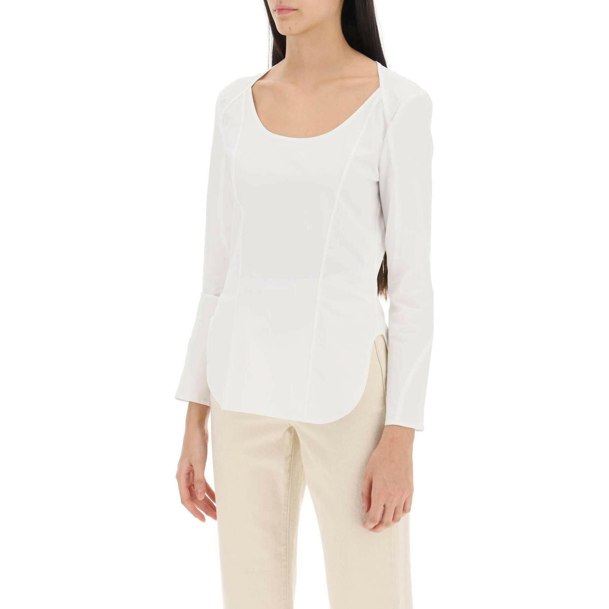 Leiya Poplin Blouse BY MALENE BIRGER JOHN JULIA.