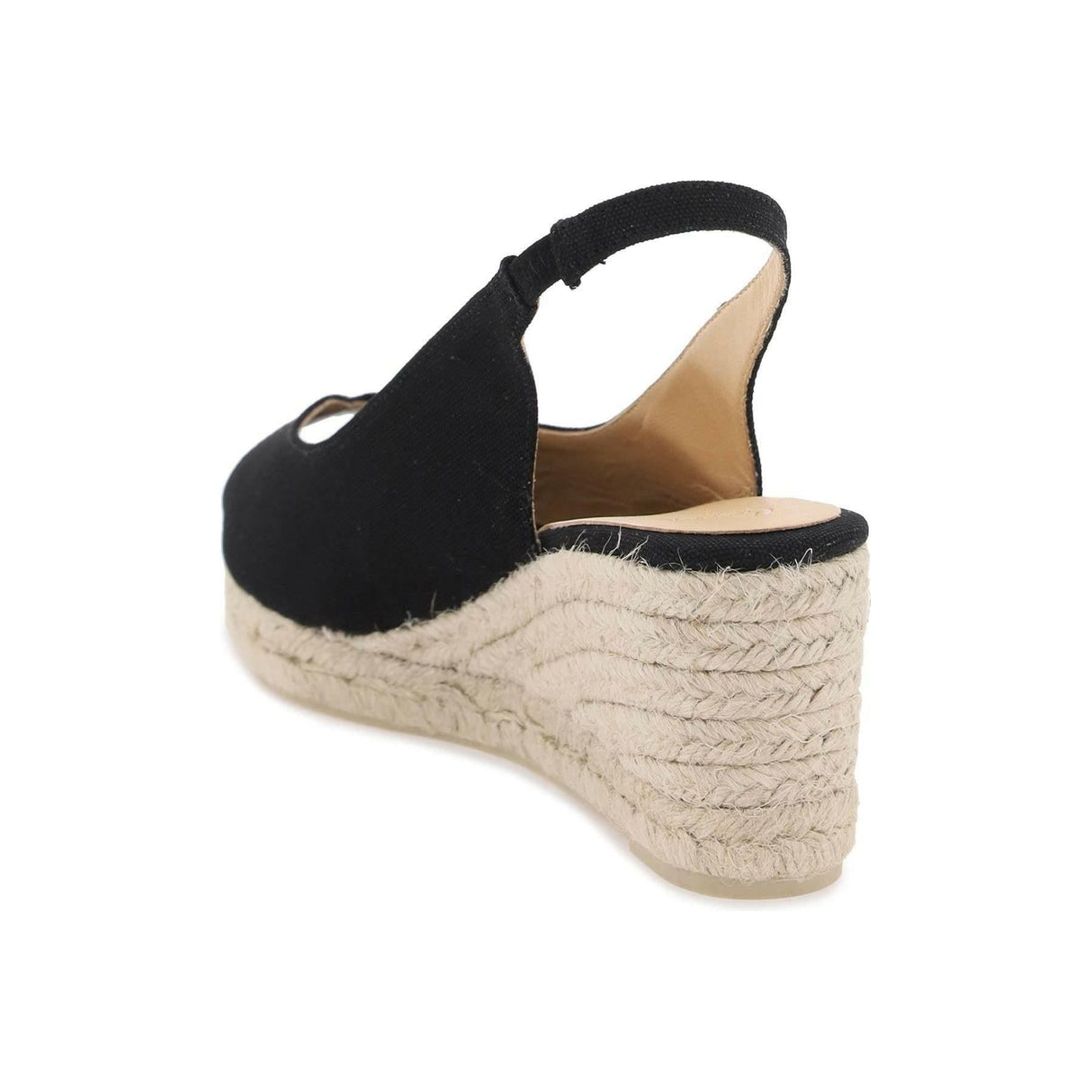 Black Organic Cotton Canvas Barbara's Espradilles CASTAÑER JOHN JULIA.