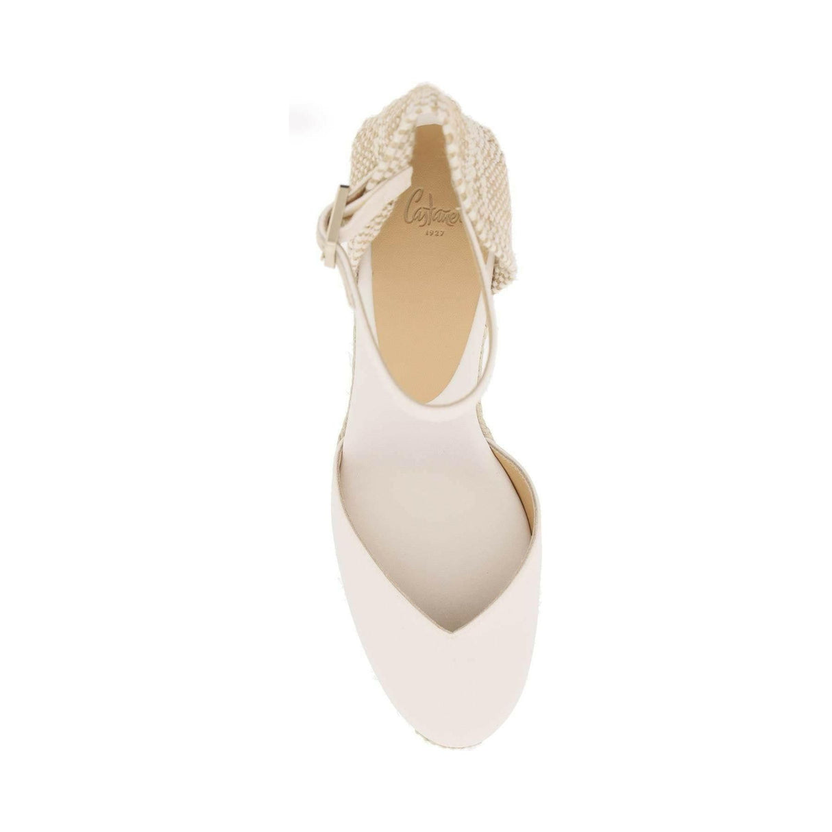 Cream Chiarita Wedge Sandals CASTAÑER JOHN JULIA.