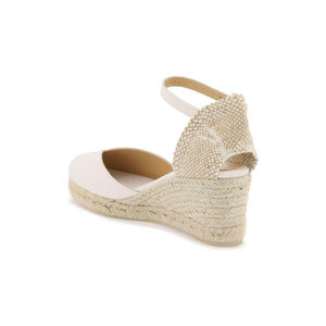 Cream Chiarita Wedge Sandals CASTAÑER JOHN JULIA.