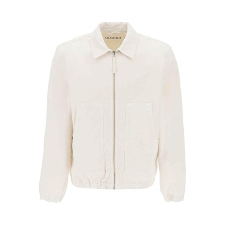 Cotton Canvas Blouson Jacket CLOSED JOHN JULIA.