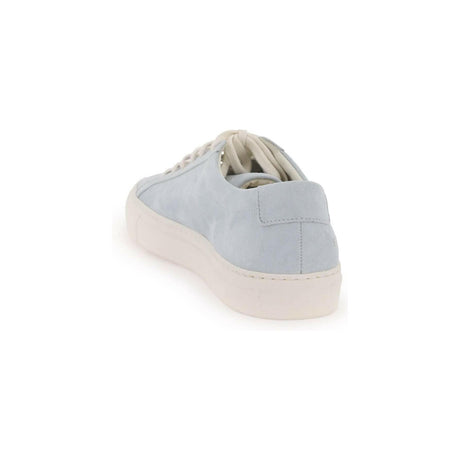 Baby Blue Original Achilles Low-Top Suede Sneakers COMMON PROJECTS JOHN JULIA.