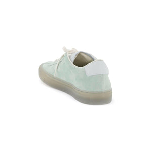 Mint Green Suede Leather Sneakers COMMON PROJECTS JOHN JULIA.