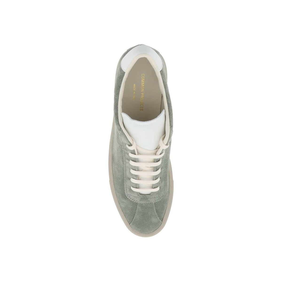 Sage Green 70's Tennis Suede Sneakers COMMON PROJECTS JOHN JULIA.