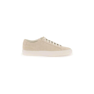 Tan Original Achilles Low-Top Suede Sneakers COMMON PROJECTS JOHN JULIA.