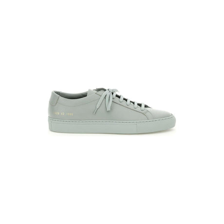 COMMON PROJECTS-Vintage Green Original Achilles Low-Top Leather Sneakers-JOHN JULIA