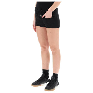 Black Jersey Interlock Mini Shorts COURREGES JOHN JULIA.