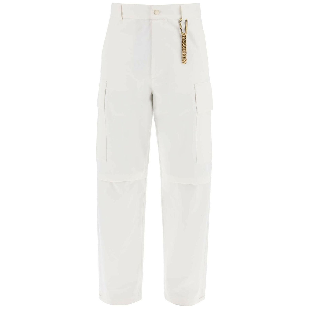 White Workwear Cotton Cargo Pants DARKPARK JOHN JULIA.