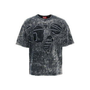 Destroyed Double-Layered Cotton T-Shirt DIESEL JOHN JULIA.