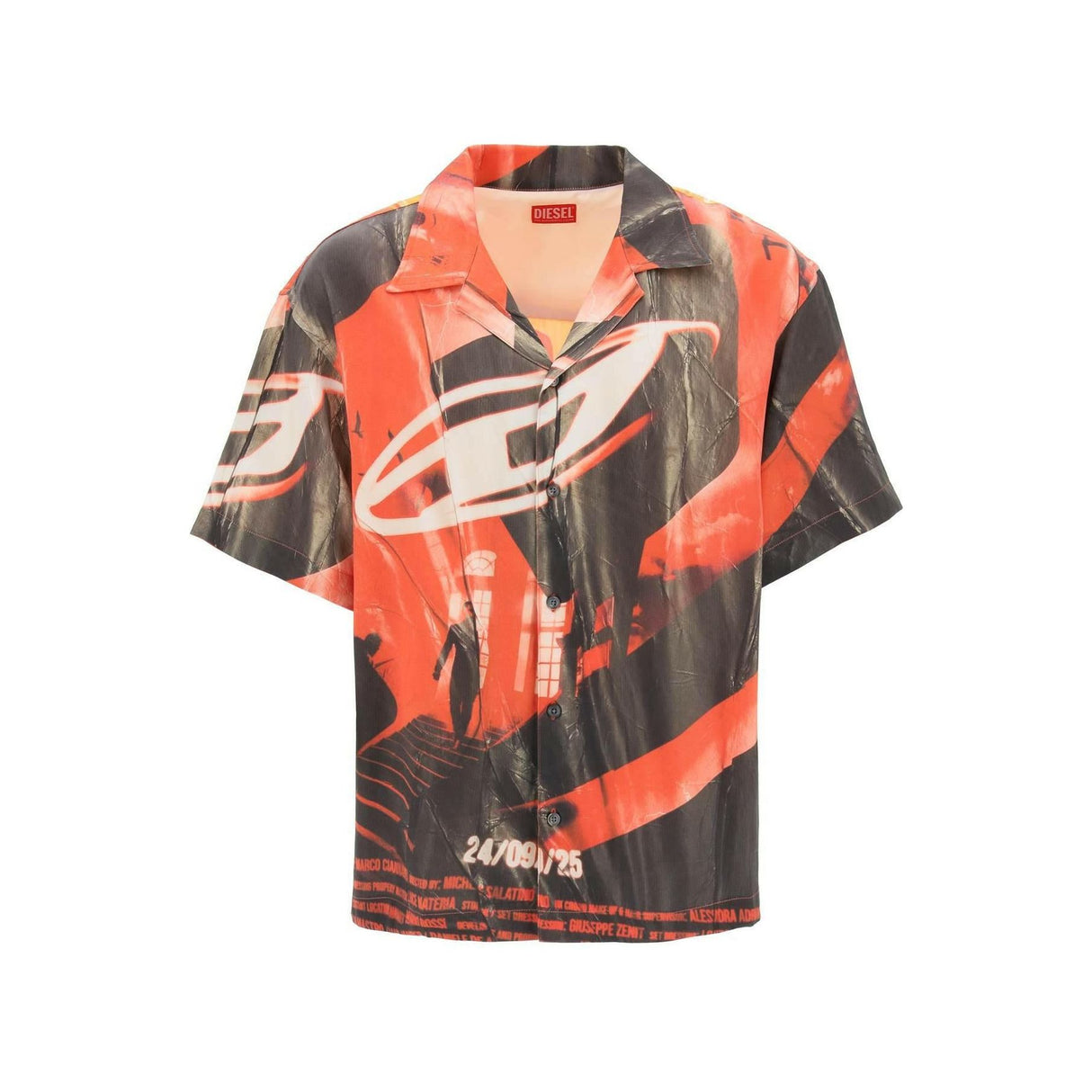 Viscose Printed Bowling Shirt DIESEL JOHN JULIA.