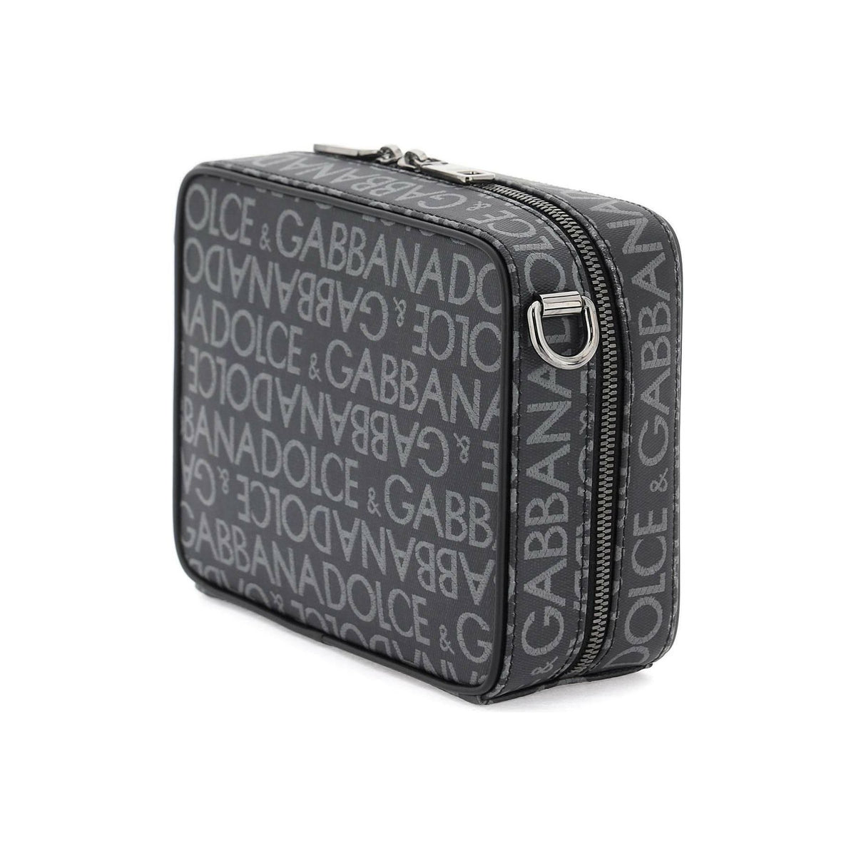 Dolce & Gabbana Coated Jacquard Messenger Bag - JOHN JULIA