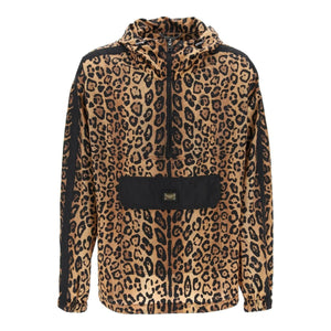 Leopard Print Nylon Anorak DOLCE & GABBANA JOHN JULIA.