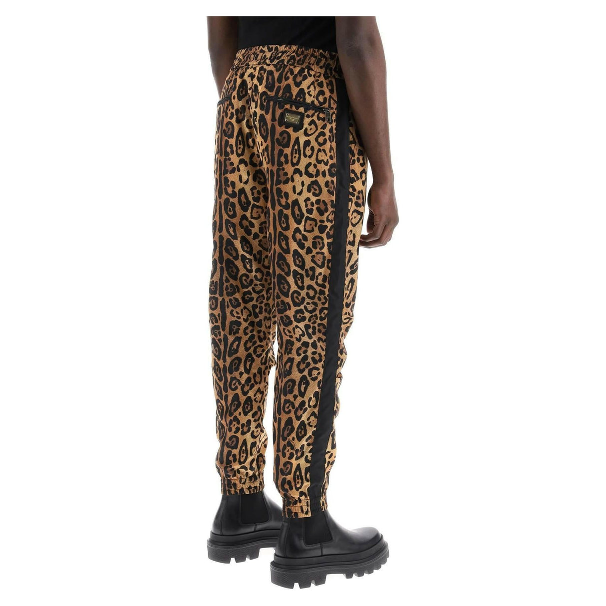 Leopard Print Nylon Jogger Pants DOLCE & GABBANA JOHN JULIA.