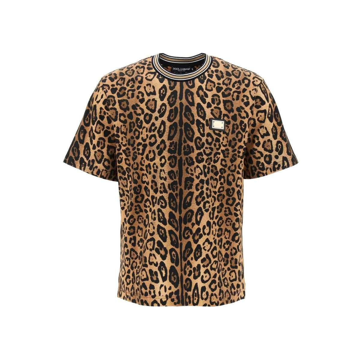 Leopard Print T-Shirt DOLCE & GABBANA JOHN JULIA.