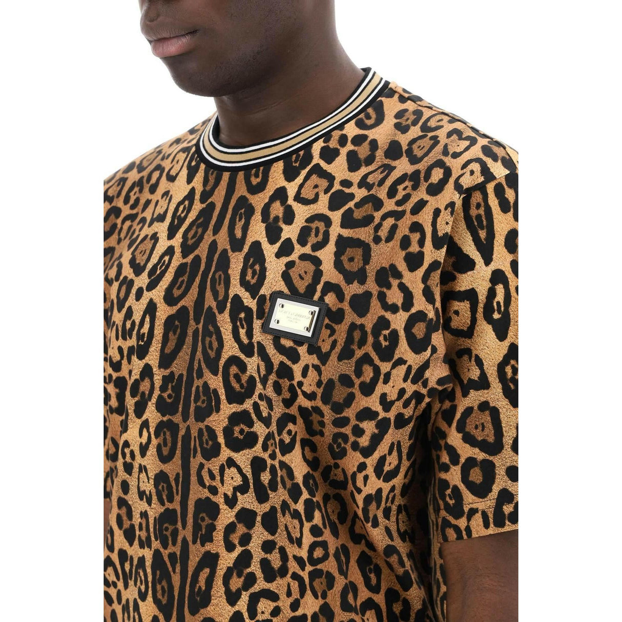 Leopard Print T-Shirt DOLCE & GABBANA JOHN JULIA.