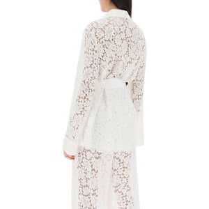 Pajama Shirt In Cordonnet Lace DOLCE & GABBANA JOHN JULIA.