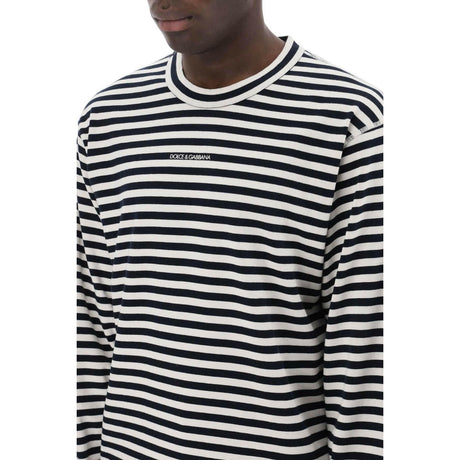 Striped Long Sleeve T-Shirt DOLCE & GABBANA JOHN JULIA.