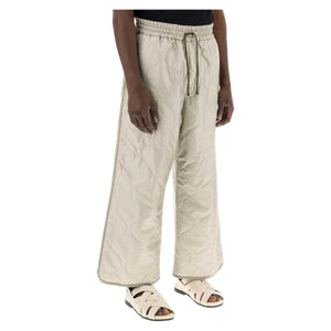 Sand Pansbourg Quilted Nylon Pants DRIES VAN NOTEN JOHN JULIA.