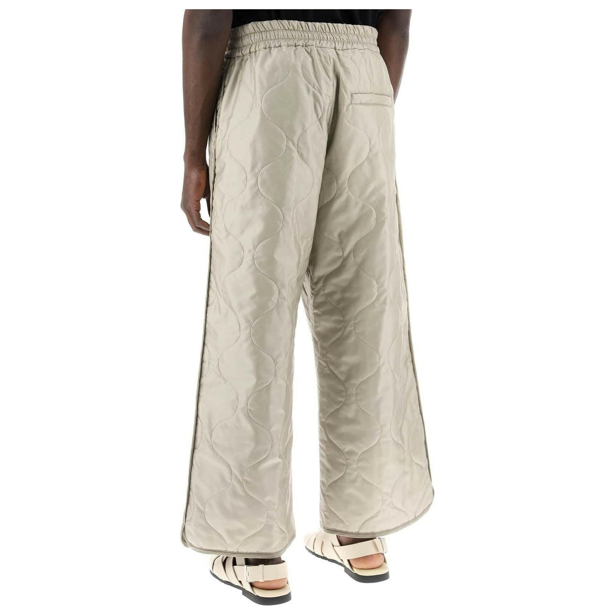 Sand Pansbourg Quilted Nylon Pants DRIES VAN NOTEN JOHN JULIA.