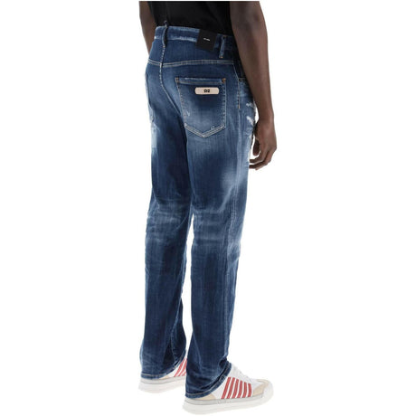 642 Jeans In Denim Destroyed Wash DSQUARED2 JOHN JULIA.