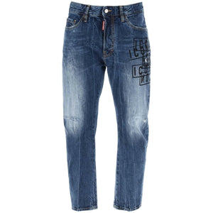 Bro Jeans In Icon Dark Wash Stamps DSQUARED2 JOHN JULIA.