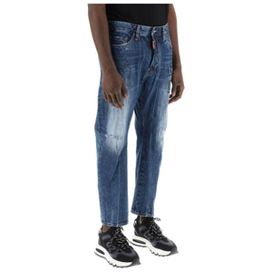 Bro Jeans In Icon Dark Wash Stamps DSQUARED2 JOHN JULIA.