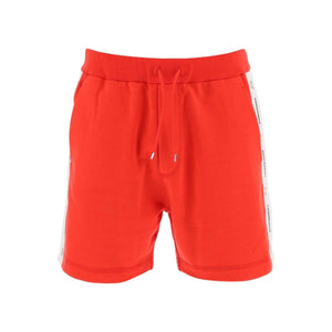 Burbs Sweatshorts With Logo Bands DSQUARED2 JOHN JULIA.