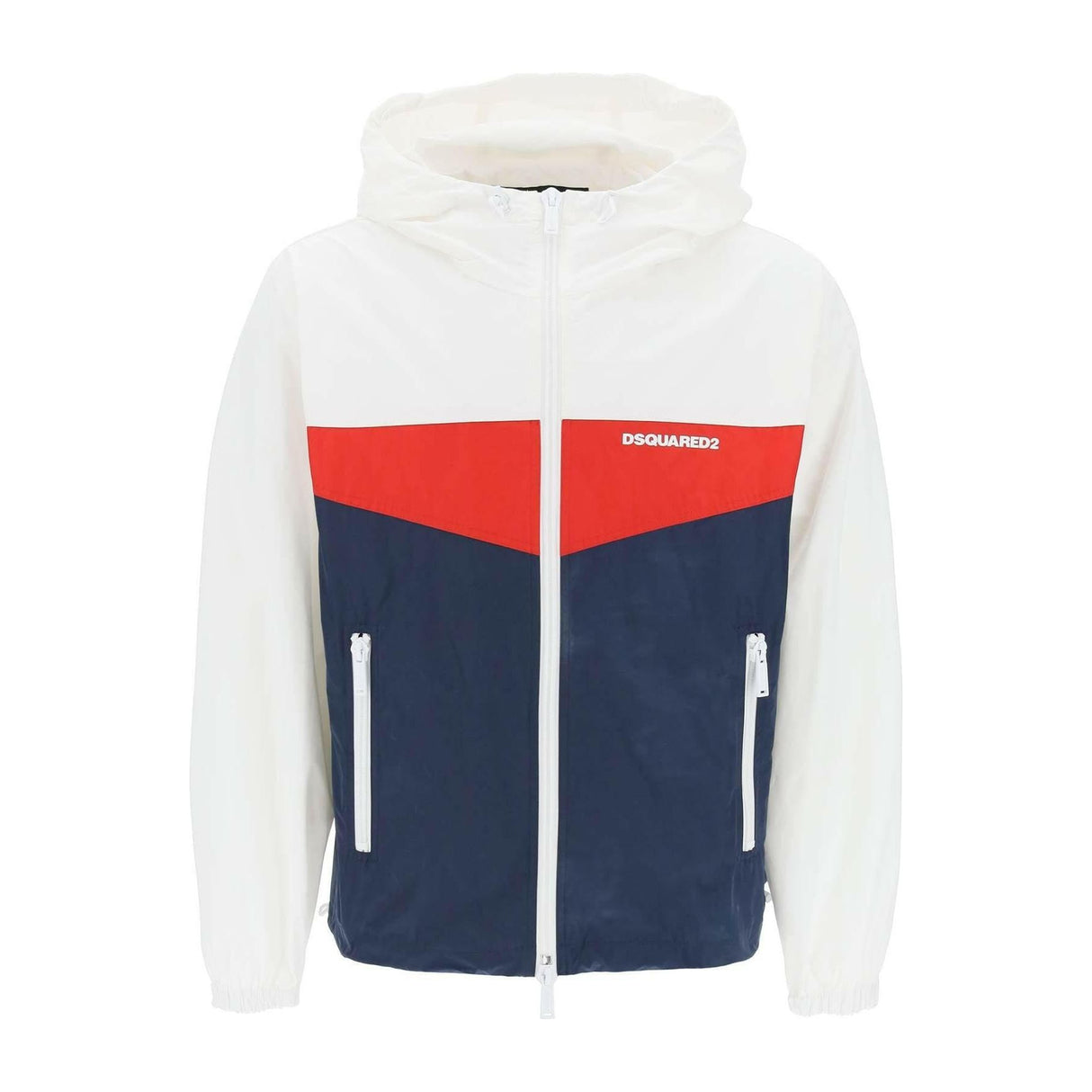 Color Block Windbreaker Jacket DSQUARED2 JOHN JULIA.