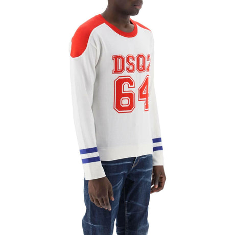 Dsq2 64 Football Sweater DSQUARED2 JOHN JULIA.