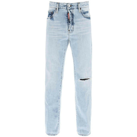 DSQUARED2-Light Palm Beach Wash 642 Jeans-JOHN JULIA