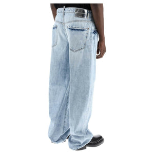 Light Wash Destroyed Oversized Jeans DSQUARED2 JOHN JULIA.