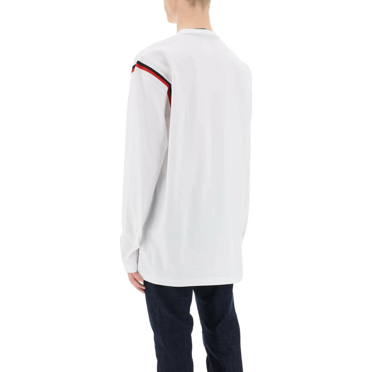 Long Sleeved Varsity T-Shirt DSQUARED2 JOHN JULIA.