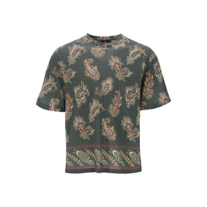 Cotton Paisley Print T-Shirt ETRO JOHN JULIA.