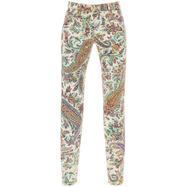 Paisley Print Jeans ETRO JOHN JULIA.