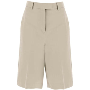 Cotton Gabardine Shorts FERRAGAMO JOHN JULIA.