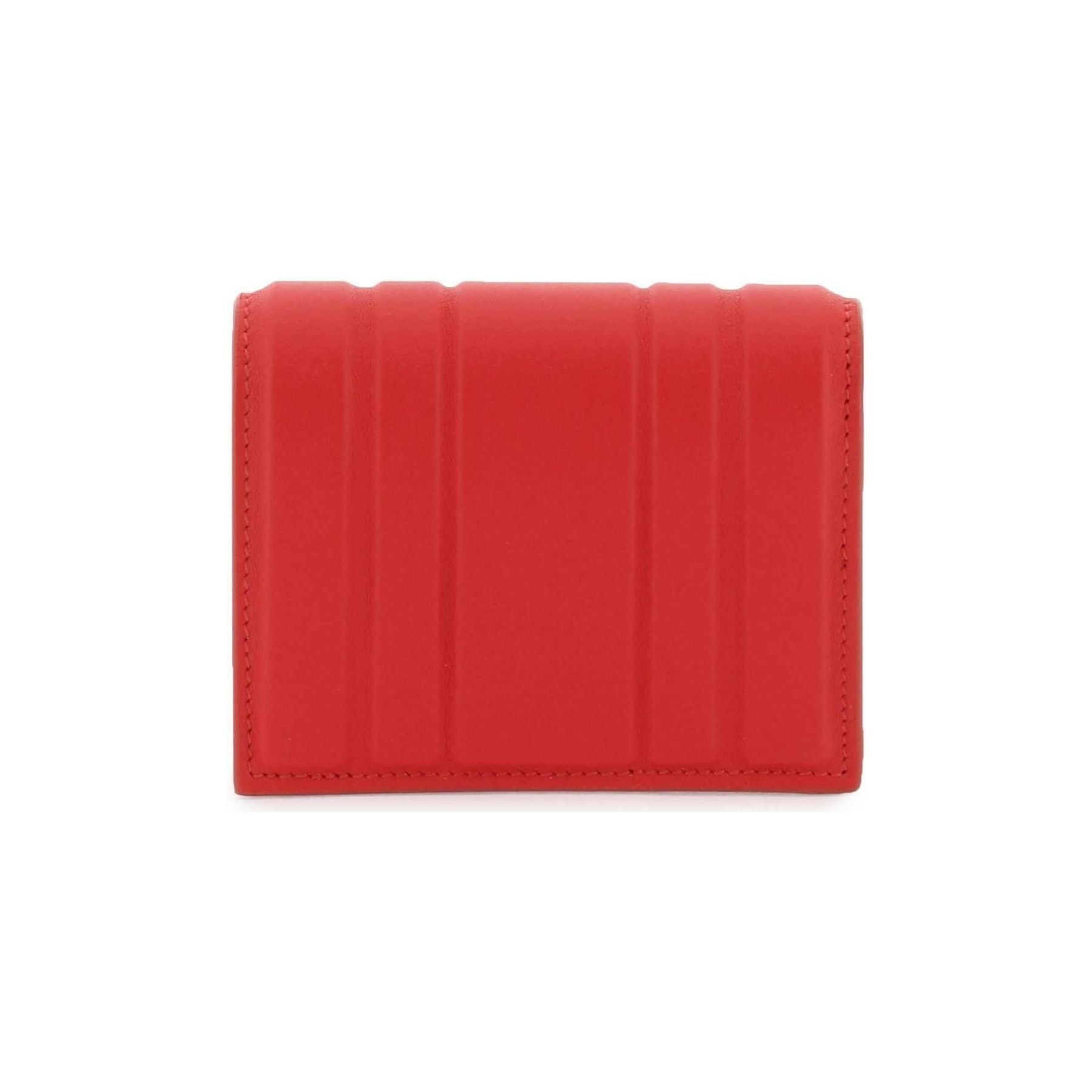 Red Matelassé Calfskin Bi-Fold Wallet FERRAGAMO JOHN JULIA.